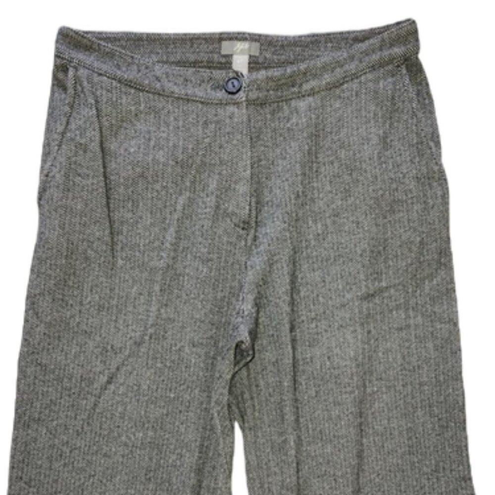 J. Jill Geometric Woven Dress Pants || sz 4 Stretch Tall